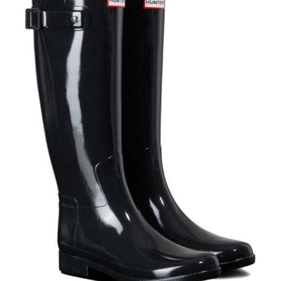 Hunter Original Tour Gloss Packable Rain Boot - Picture 3 of 8